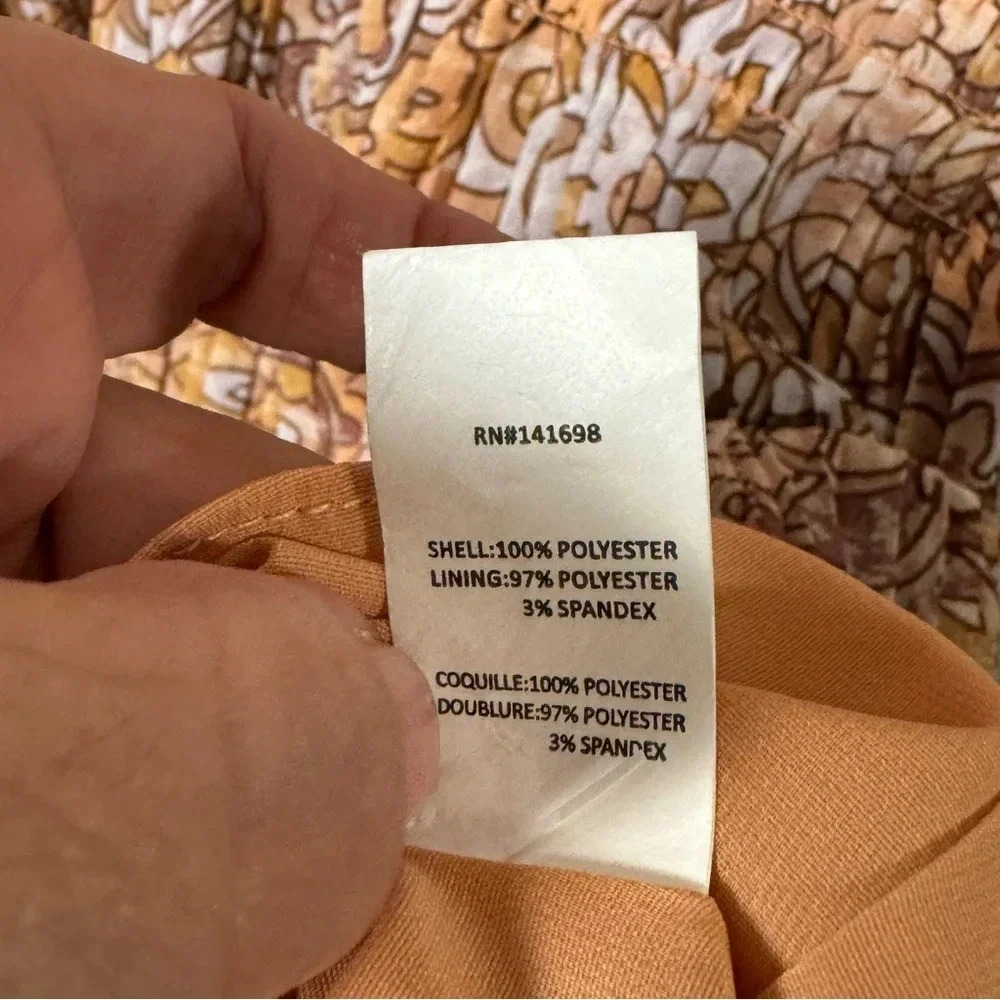 Ramy Brook Paisley Mini Dress in Earth Tones - Picture 8 of 9
